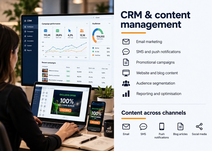CRM and content management